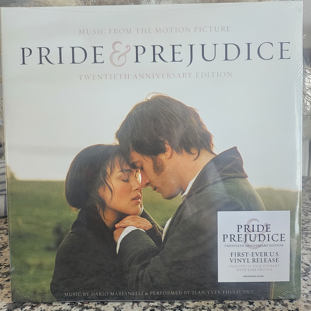 Pride & Prejudice Twentieth Anniversary Limited Edition Pink & Blue Vinly.